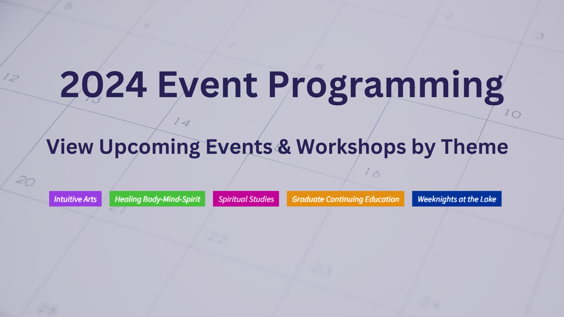 2024 Event Programming