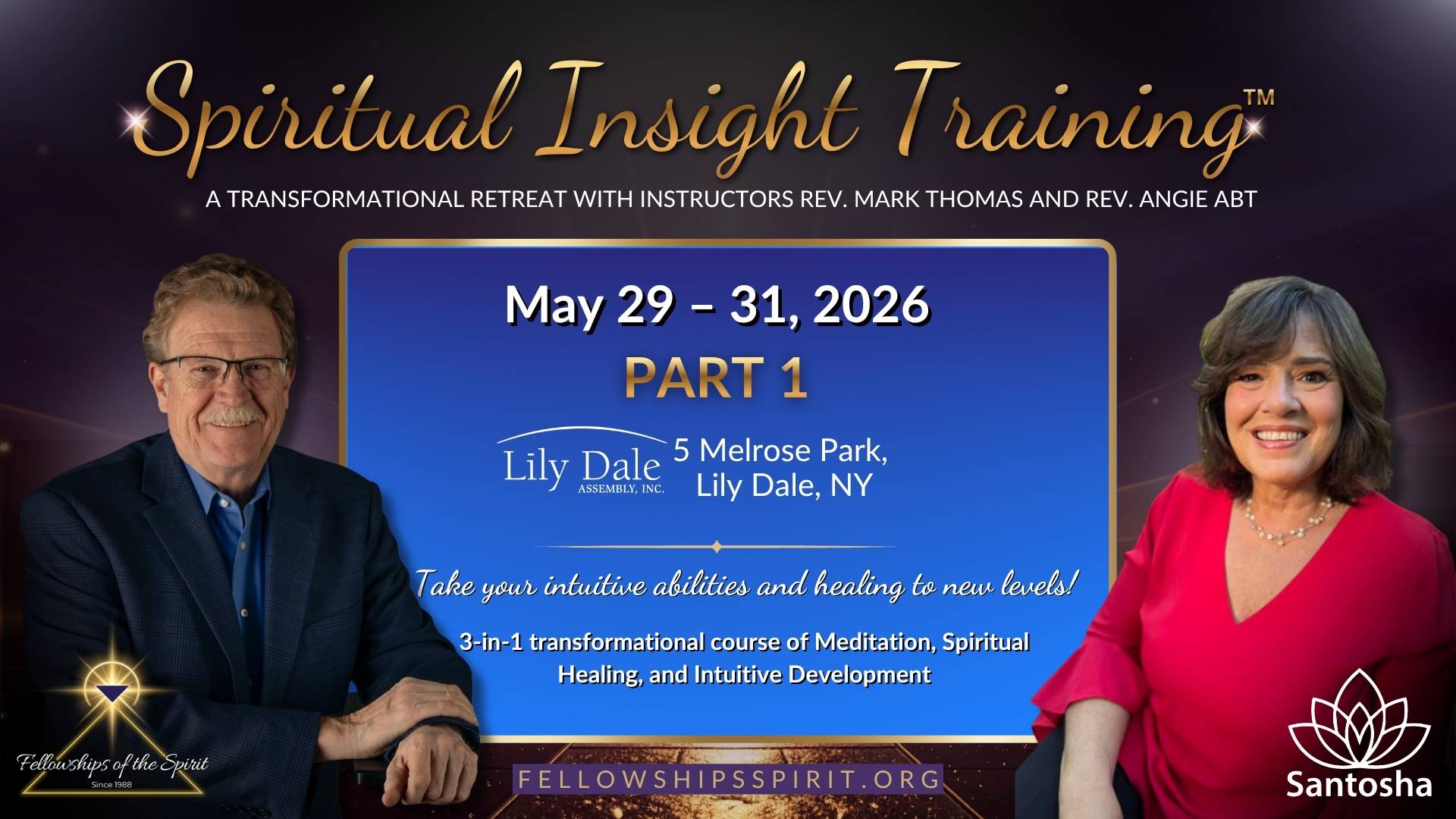 Spiritual Insight Training May 2026 Lily Dale Fellowships of the Spirit