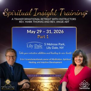Spiritual Insight Training May 2026 Lily Dale Fellowships of the Spirit