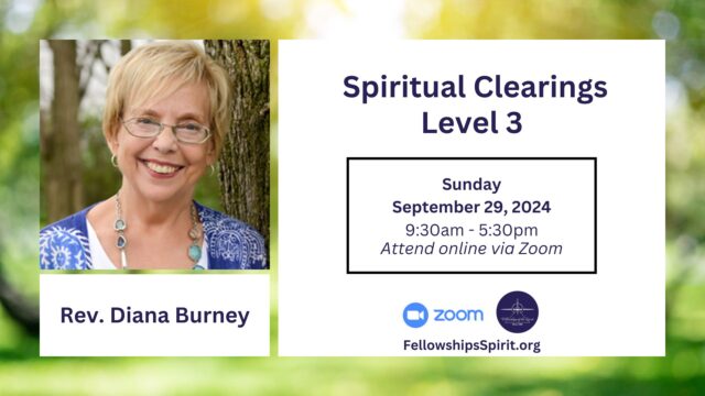 Spiritual Clearings Level 3 - Rev. Diana Burney