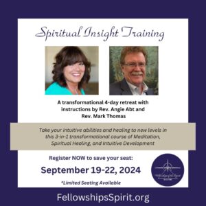 FOTS Spiritual Insight Training September 2024 - Fellowships of the Spirit