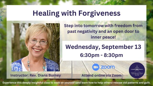 Healing with Forgiveness - Diana Burney