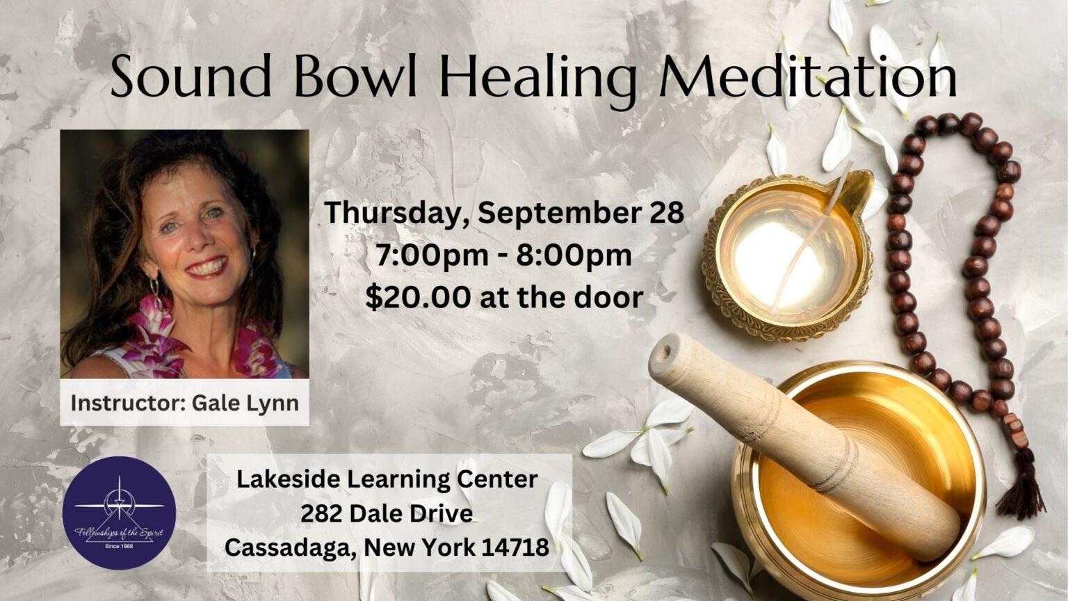 Sound Bowl Healing Meditation Fellowships Of The Spirit