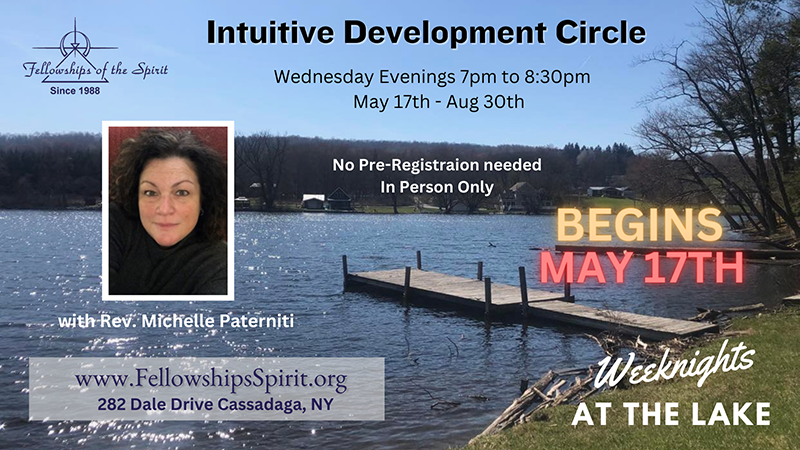 Intuitive Development Circle - Wednesdays 7-8:30pm through Aug 30th